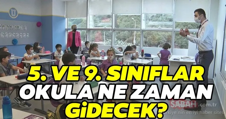 SON DAKİKA! 5. ve 9. sınıflarda yüz yüze eğitim ne zaman başlayacak? 5. ve 9. Sınıflar için okullar ne zaman açılacak? Başkan Erdoğan son dakika açıkladı!