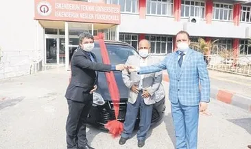 Hibe araç teslim edildi