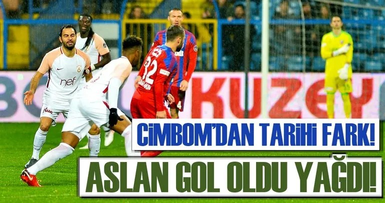 Galatasaray’dan Karabükspor’a tarihi fark!