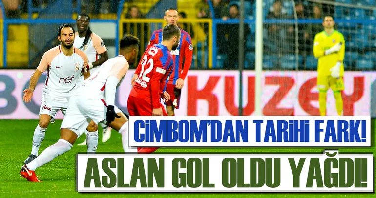 Galatasaray’dan Karabükspor’a tarihi fark!