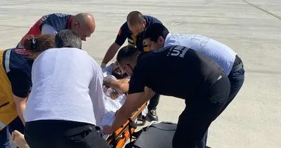 Muş’ta ambulans helikopter 28 yaşındaki hasta için havalandı