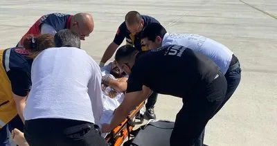 Muş’ta ambulans helikopter 28 yaşındaki hasta için havalandı #mus