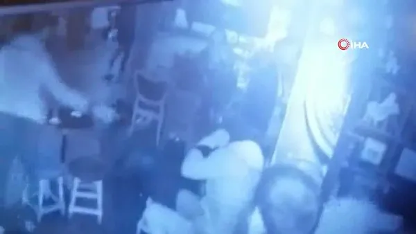 İstanbul Barda silahlı saldırı kamerada: Mekana alınmayınca dehşet saçtı
