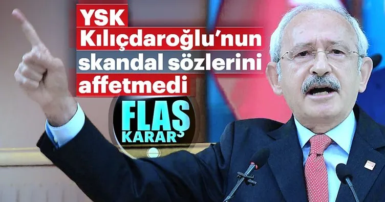 YSK: Kılıçdaroğlu’nun referandum açıklamaları dayanaksız, suç duyurusunda bulunulacak