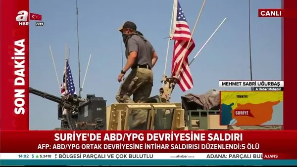 Suriye'de ABD-YPG konvoyuna saldırı