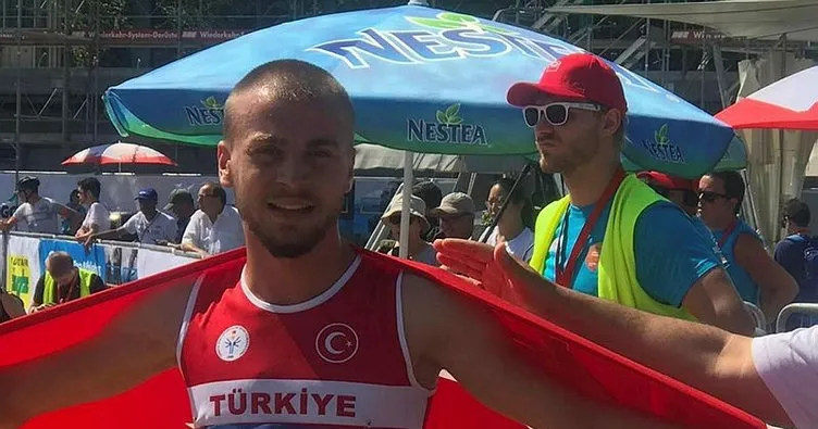 Özel sporcu Oğuz Türker dünya şampiyonu