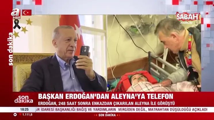 Başkan Erdoğan'dan Aleyna'ya telefon | Video