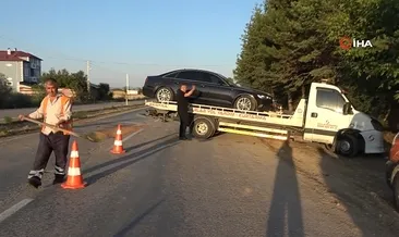 Kastamonu'da iki otomobil çarpıştı: 2 yaralı #sinop