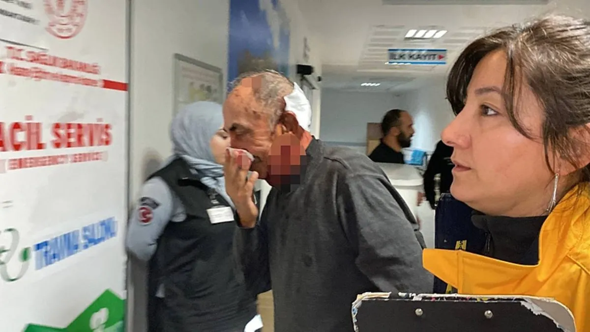 Aksaray’da komşuların kavgasında kan aktı: 1 yaralı!