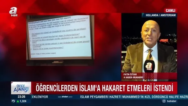 Hollanda'da skandal! Öğrencilere, İslam'ı hedef alan ödev verdiler | Video