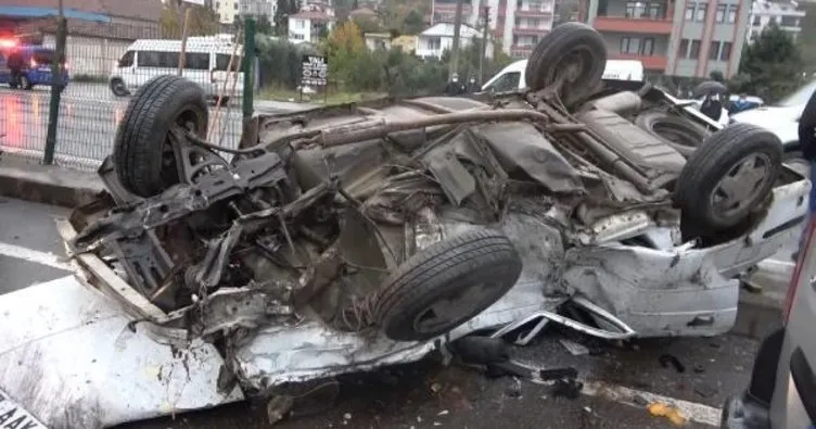 Yalova’da 6 aracın karıştığı zincirleme kaza: 1 ölü, 10 yaralı