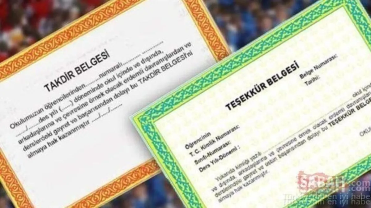 Takdir-teşekkür hesaplama: 4,5,6,7,8,9,10,11,12. s…