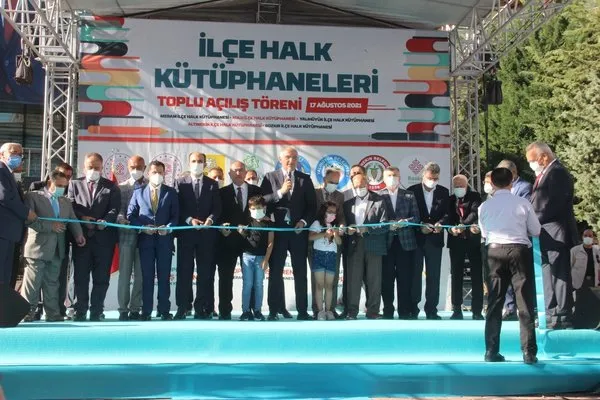 Bakan Ersoy Konya’da 5 kütüphanenin açılışını gerçekleştirdi