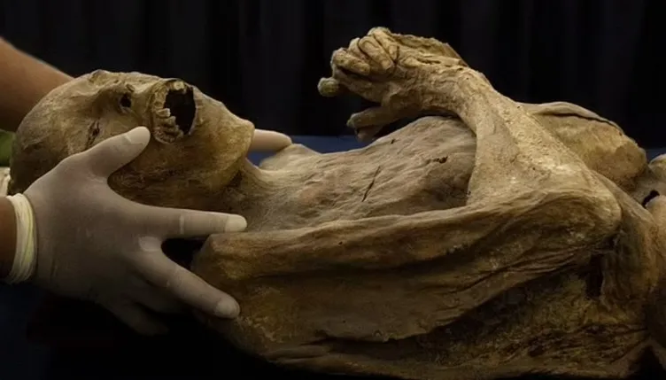 İstenmeyen mumya! Hareket eden cesedi gören yetkililer apar topar telefona sarıldı