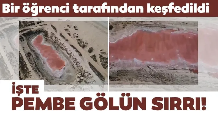 Bir öğrenci tarafından keşfedildi: Pembe Göl rengiyle görenleri büyülüyor