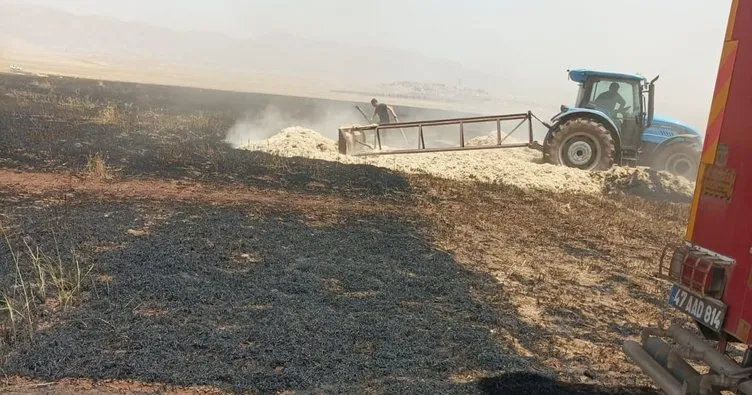 Nusaybin’de 30 dönüm ekili buğday yandı