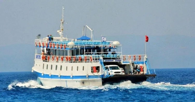 Bodrum-Datça arası feribot seferlerine fırtına engeli