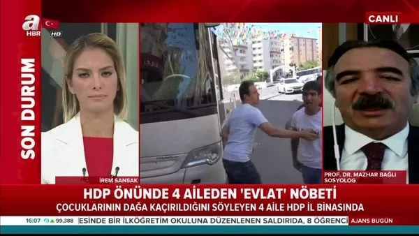 HDP önünde 4 aileden 'Evladımızı verin' nöbeti!