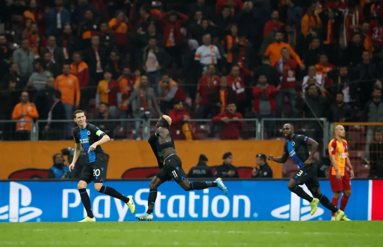 Galatasaray - Club Brugge maçından kareler