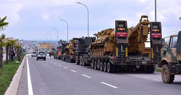Sınıra komando ve zırhlı araç sevkiyatı!