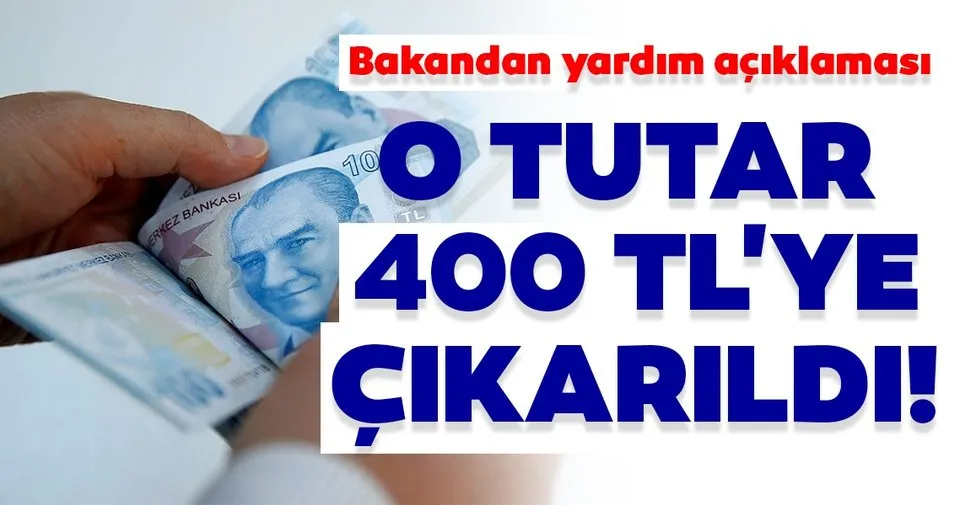 son dakika bakan selcuk tan yardim