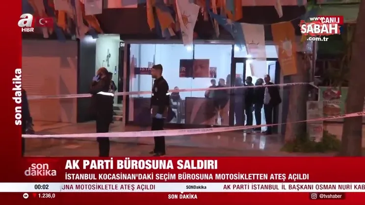 SON DAKİKA | AK Parti'nin Bahçelievler'deki bürolarına silahlı saldırı! Önceli Kocasinan ardından Kuleli hedef alındı | Video