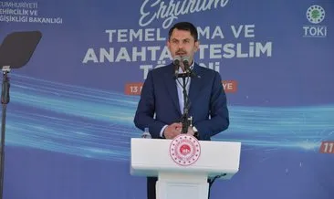 Bakan Kurum: Erzurum'a 20 yılda 42 milyar lirayı aşkın yatırım kazandırdık #erzurum