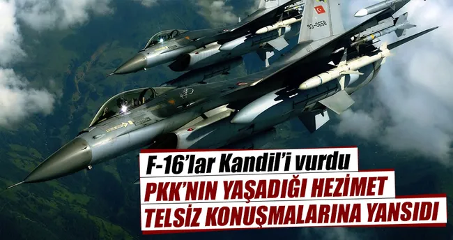 Terörün Kandil’deki cephaneliği vuruldu