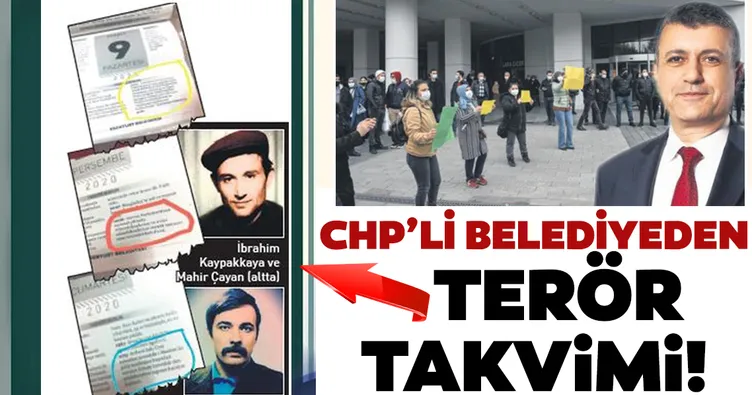 Belediyeden terör takvimi