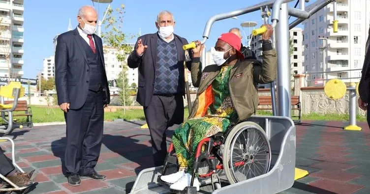 Karaköprü’de engelli vatandaşlar için engelsiz park