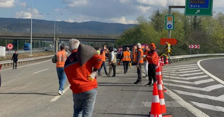 Yenileme işlemleri tamamlanan Bolu Dağı tüneli trafiğe açıldı