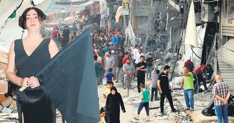 Filistin için kara bayrak