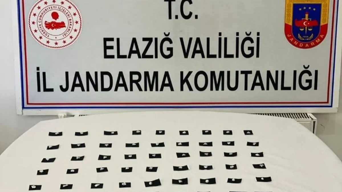 Elazığ'da uyuşturucu operasyonu: 211 adet ecstasy ele geçirildi