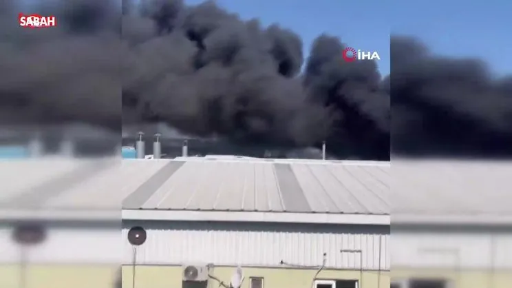 Esenyurt'ta tekstil fabrikasında yangın çıktı | Video