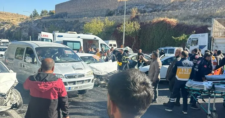 Şanlıurfa’da zincirleme kaza: 8 yaralı