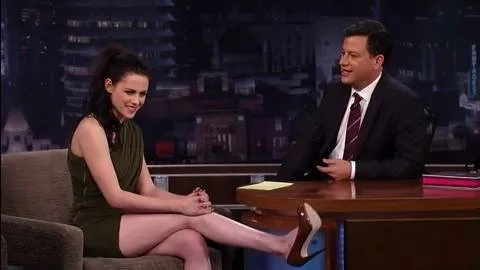 Kristen canlı yayında şov yaptı