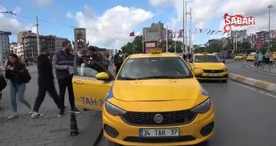 Taksilere araç içi kamera denetimi: 6 araç trafikten men edildi | Video