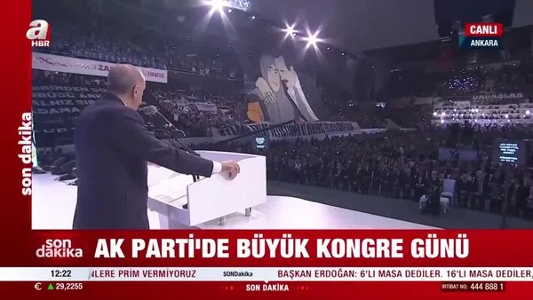AK Parti 4. Olağanüstü Kongresi'nde Başkan Erdoğan'ı duygulandıran koreografi... | Video