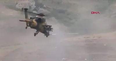 Metina’da tespit edilen 5 PKK’lı terörist ATAK helikopterlerimiz tarafından etkisiz hâle getirildi