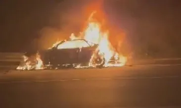 Son dakika: Sosyal medya fenomeni Harun Taştan ölümden döndü! Otomobili alev alev yandı