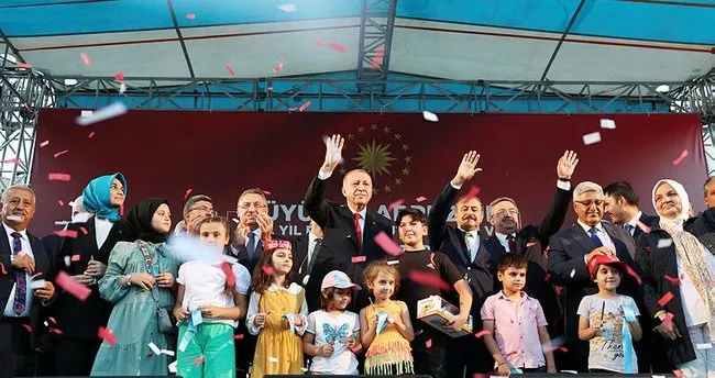 Başkan Erdoğan'ın çocuklarla olan diyaloğu gülümsetti