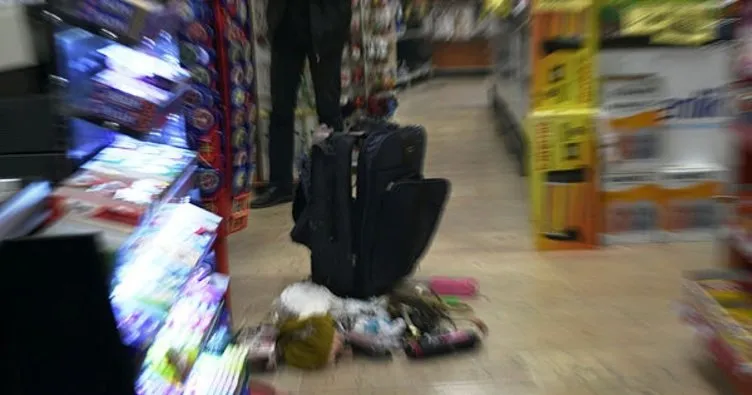 Malatya’da markette şüpheli valiz paniği