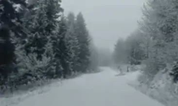 Yedigöller Milli Parkı kar yağışı nedeniyle kapatıldı