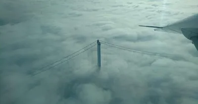 İzmit Körfezi kayboldu! Sis bulutları her yeri sardı