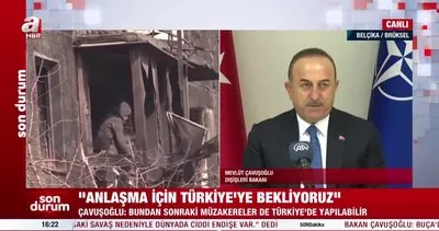 Son Dakika: Dışişleri Bakanı Mevlüt Çavuşoğlu’ndan NATO Dışişleri Bakanları Toplantısı’nda açıklamalar | Video