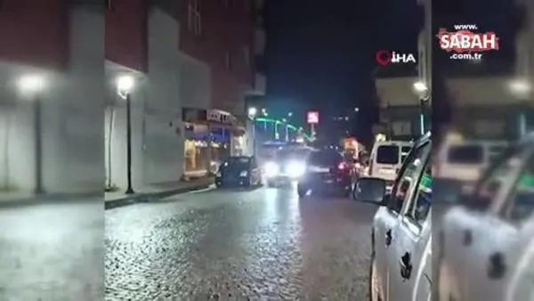 Rize'de kardan adama kamyonetin kasasında şehir turu attırdılar | Video