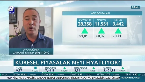 Tufan Cömert küresel piyasaları yorumladı: Ekonomik veriler terse mi dönüyor kaygısı oluşabilir
