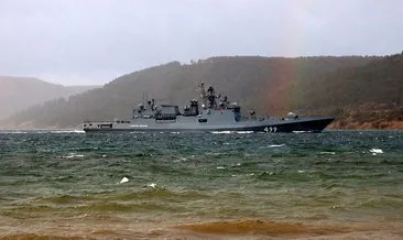 Rus savaş gemisi  Çanakkale Boğazı’ndan geçti