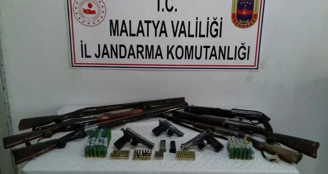 Malatya'da silah kaçakçılığı operasyonu: 3 gözaltı