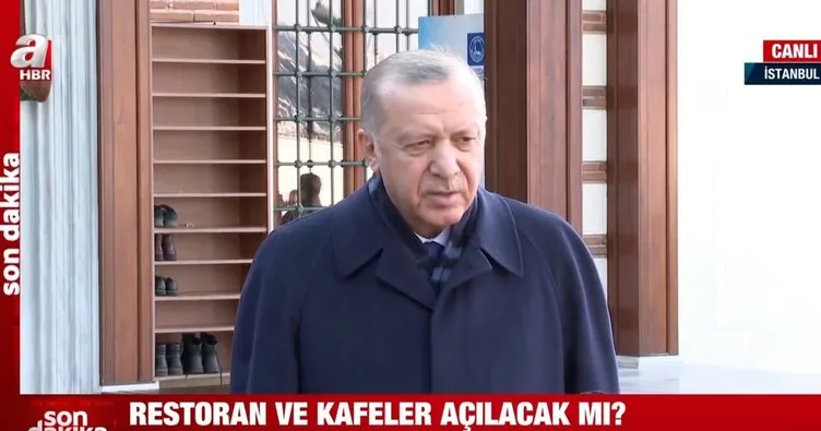 Başkan Erdoğan’dan son dakika açıklaması: Restoran ve kafeler ne zaman açılacak? Lokanta, kafe ve restoranların açılış tarihi belli mi?